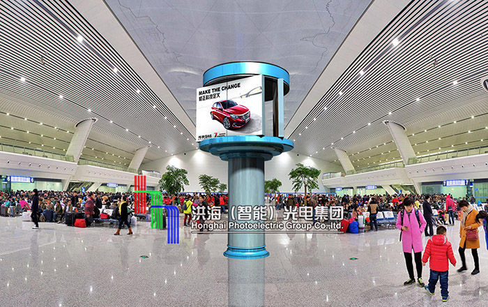 旋轉屏|旋轉魔方柱|旋轉led魔方柱|旋轉屏有哪些？不同類型的旋轉魔方屏展示圖