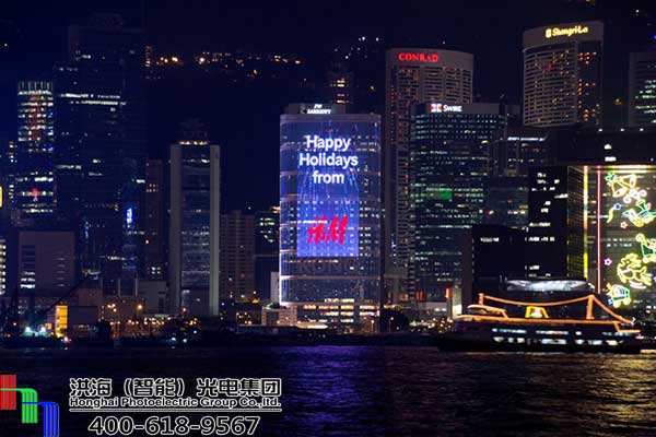 LED光電幕墻，讓您的建筑動起來！洪海LED動感天幕